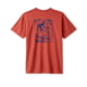 Outerknown Tom Blake Hawaii Tee - Men's, Final Sale, Mineral Red, Extra Small, 12151351-MRD-XX-XS