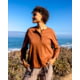 Outerknown Saltwater Slub Henley - Women's, Final Sale, Copper, Extra Small, 2212004-CUU-XX-XS
