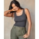 Outerknown Sojourn Ribbed Tank - Women's, Washed Black, Extra Small, 2220021-WCK-XX-XS