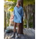Ok Womens The Chambray Weekend Shirt Dress, 2110187-CHA-XX-S