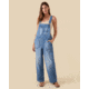Outerknown The Maker Overalls - Women's, 31in Inseam, Painter Blue, Medium, 2160001-PUE-XX-M