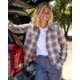 Outerknown Blanket Shirt - Women's, Final Sale, Fog Grey Sands Plaid, Extra Small, 2310086-FYS-XX-XS