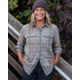 Outerknown Blanket Shirt - Women's, Final Sale, Island Leaf Campfire Plaid, Extra Small, 2310086-ICF-XX-XS