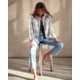 Outerknown Blanket Shirt - Women's, Final Sale, Half Light Little Boxes, Extra Small/Small, 2310056-HLB-XX-XS/S