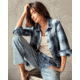 Outerknown Blanket Shirt - Women's, Final Sale, Puget Plaid, Extra Small/Small, 2310056-PGP-XX-XS/S