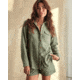 Outerknown Chroma Blanket Shirt - Women's, Off Duty Drab, Extra Small, 2310087-ODD-XX-XS