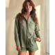 Outerknown Chroma Blanket Shirt - Women's, Off Duty Drab, Extra Small, 2310087-ODD-XX-XS
