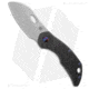 Olamic Cutlery Busker Largo Folding Knife, 2.50in, CPM MagnaCut, Sheepsfoot Blade, Titanium Black/Blue Handle, Steel/Black/Blue, 5.875in, BHQ-189599