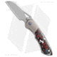 Olamic Cutlery WhipperSnapper BL Folding Knife, 2.875in, CPM-S90V, Wharncliffe Blade, Carbon Fiber, Titanium Bronze Handle, Nebula Fat, Steel/Bronze, 6.875in, BHQ-182538