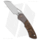 Olamic Cutlery WhipperSnapper BL Folding Knife, 2.875in, CPM-S90V, Wharncliffe Blade, Carbon Fiber, Titanium Bronze Handle, Wharncliffe Bronze Dark Matter, Steel/Bronze, 6.875in, BHQ-182542