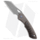 Olamic Cutlery WhipperSnapper BL Folding Knife, 2.875in, Damascus, Wharncliffe Blade, Carbon Fiber, Titanium Black Handle, Black/Black, 6.875in, BHQ-182547