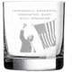 Old Southern Brass Still Standing The Iconic Moment Trump Stands Tall Whiskey Glass, Clear, 10 oz, OSB-TRUMPWG