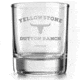 Old Southern Brass Yellowstone Dutton Ranch Whiskey Glass, 1-10oz whiskey glass, YELLOWSTONE WHISKEY GLASS