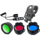 Olight M20S Hunting Set 2 with M20S Warrior - Red Green Blue Filter Kit - WM20 Weapon Mount - and Three Key Remote Pressure Switch DIM, Black M20SHSHNTINGST2