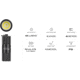 Olight I1R 2 EOS 150 Lumens LED Rechargeable Keychain Flashlight