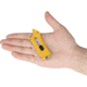 Olight Otacle EDC Utility Knife, 3.38in Closed, 1in SK2 Stainless Utility Blade, Yellow Textured G10 Handle w/ Stainless Back Handle, OTACLEYE