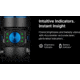 Olight Baton 4 Premium 1300 Lumens LED Rechargeable EDC Flashlight with Wireless Charging Case
