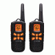 Olympia R500 Waterproof Two-Way Radio,42 Mile Range,Black w/ Orange Trim OLYPR500