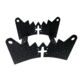 On Time Wildlife Feeders T Post/ Tree Bracket Only, Black, 01800