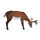 Oncore Targets Feeding Deer Self-Healing Archery Target, w/Antlers, Brown/White, Large, D4-ANT