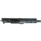 One Horse AR-15 .300 AAC Blackout 7.5in Upper Receiver, Medium, Pistol Length, 1-7 Twist, 5/8x24, Flash Hider, Matte, Black, OH-CU06