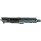 One Horse AR-15 5.56x45mm NATO 7.5in Upper Receiver, Medium, Pistol Length, 1-7 Twist, 5/8x24, Flash Hider, Matte, Black, OH-CU03