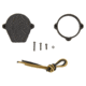 One Hundred Concepts ScopeCap, Lens Cover, Fits 41-44mm Rear Optics, Matte Finish, Black OHC-RSC-2