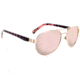 One Lacuna Sunglasses, Shiny Rose Gold, 21939