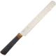Ontario Knife Agilite Bread Knife 2nd Fixed Blade Knife, 10in, Stainless Steel, Satin, Black, Transparent Handle ON2530SEC