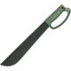 Ontario Knife Camp Plus Machete Knife, 12.5 black coated 1075HC steel blade, Green plastic handle, 8510DTC