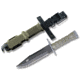 Ontario Knife GI M9 Bayonet w/Scabbard, 12.125 in, Green, OKC6220