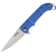 Ontario Knife OKC Navigator Folding Knife, 3in Closed, 2.13in Satin Stainless Blade, Blue Synthetic Handle, 8900BLUE