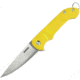 Ontario Knife OKC Navigator Folding Knife, 3in Closed, 2.13in Satin Stainless Blade, Yellow Synthetic Handle, 8900YEL