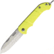 Ontario Knife OKC Traveler Folding Knife, 3in Closed, 2.25in Satin Stainless Blade, Yellow Plastic Handle, 8901YLW