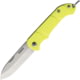 Ontario Knife OKC Traveler Folding Knife, 3in Closed, 2.25in Satin Stainless Blade, Yellow Plastic Handle, 8901YLW