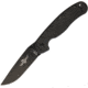Ontario Knife RAT 1 Drop Point Linerlock Folding Pocket Folding Knife, 3.5in Black Aus-8 SS Drop Point, Carbon Fiber Handle, Thumb Stud, Pocket Clip, Black, 8887CF