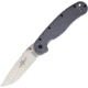 Ontario Knife RAT I Linerlock Gray Folding Knife, 3.5 satin finish AUS-8 stainless blade, Gray textured nylon handle, 8848GY COOL GRAY