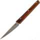 Ontario Knife Robeson Serrated Steak Knife, 9.25in Overall, 4in Serrated Stainless Blade, Brown Wood Handle, 6414KSEC