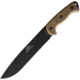 Ontario Knife RTAK-II 125th Anniversary Edition Fixed Blade Knife, 10.5in, Carbon Steel, Black Powder Coated Blade, Natural Canvas Micarta Handle, 8644K