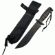 Ontario Knife SP45 Fixed Blade Knife, GENII, Kraton Handle, Cordura Sheath OK8545