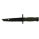 Ontario Knife Tanto Bayonet Fixed Blade Knife, Green OK1949