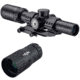 Barska SWAT 1-8x 24mm HRS .223 BDC Rifle Scope, Black, Small, AC13326 w/ Trybe Optics Enhancer - Magnification Doubler