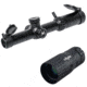 Black Spider Optics 1-4x24 Illuminated Rifle Scope, Matte Black, BSO1-4X24 w/ Trybe Optics Enhancer - Magnification Doubler