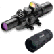 Burris Fullfield TAC30 Riflescope, 1-4x24mm30 mm Tube, Second Focal Plane, Ballistic CQ Reticle, Black, w/ TRYBE Optics Enhancer - Magnification Doubler, 200433-KIT3