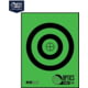 OP Exclusive - EZ2C Targets Self-Adhesive Mini 3.5in Bullseye on 4.25x5.5in Green and Black Ink, Tear-Off Pad of 15, Green, EZ2CM01G