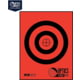 OP Exclusive - EZ2C Targets Self-Adhesive Mini 3.5in Bullseye on 4.25x5.5in Red and Black Ink, Tear-Off Pad of 15, Red, EZ2CM01R