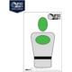 OpticsPlanet Exclusive EZ2C Targets Style 8, Silhouette w/ Green and Black Ink on High Quality White Paper, 40 Pack, EZ2CS08G