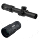 U.S. Optics TS-8X Rifle Scope, 1-8x24mm, 30mm Tube, First Focal Plane, Digital Red Illuminated RBR Reticle, Matte Black, TS-8X RBR w/ Trybe Optics Enhancer - Magnification Doubler