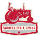 Open Road Brands Die Cut Emb Tin Sign Farmall Living