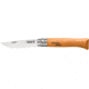 Opinel Carbon Steel Folding Knife No.12, 6.25in., Beechwood Handle, Wood, 113120